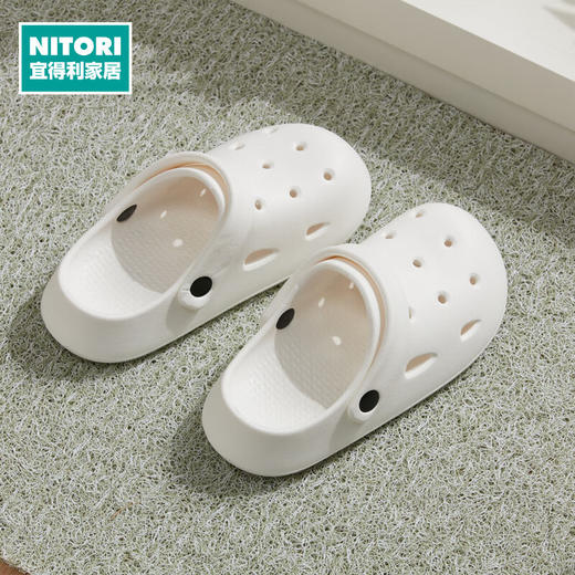  儿童洞洞鞋轻便一脚蹬休闲沙滩鞋包头拖鞋 商品图0