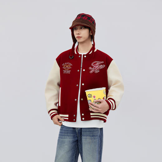 【新品上新】HX 春季棒球领茄克衫C105610009101/02 商品图1