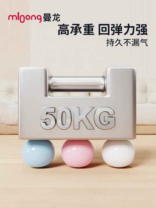 【春日趣玩FUN】曼龙mloong海洋球可啃咬无毒室内家用婴儿游乐场宝宝玩具无毒波波球池围栏配件 商品图2