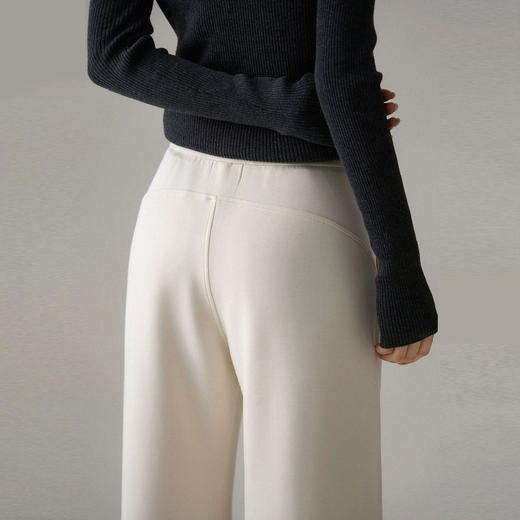 「高货sh」预售【铂金会员183/天猫249/差价66】(01801)洛诗琳柔软亲肤『小蛮腰瘦瘦裤』2026春季新款百搭松紧腰抽绳休闲裤 商品图2