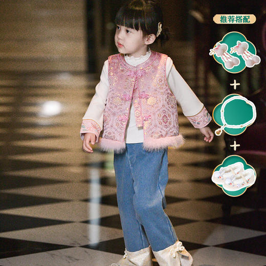 『舒栗·冬季新款』D141-冷香马甲 商品图5