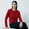 【咕咕同款】KINGDEER/KD秋冬新款女式长袖羊绒衫L805650经典基本款/气质款鹿王 红色 商品缩略图12