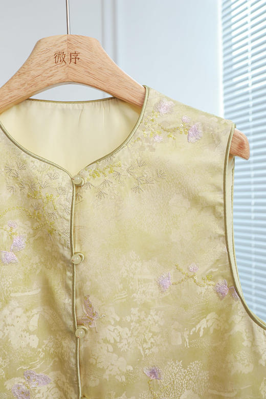 花酿|中式亮片绣花马甲 商品图1