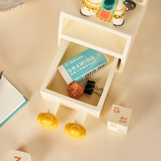 大英博物馆 小马团子系列 马到财来 收纳盒手机支架日历摆件 商品图3