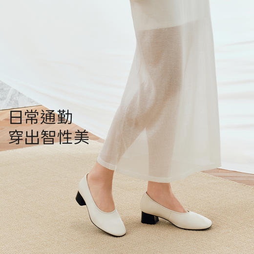 7or9裸感鞋类高跟鞋方头单鞋春夏新款冷杉 商品图5