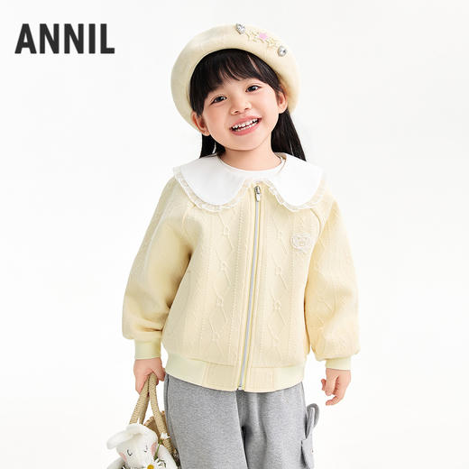 【实体店同款】女童翻领外套春季新款安奈儿童装XG615059 商品图0
