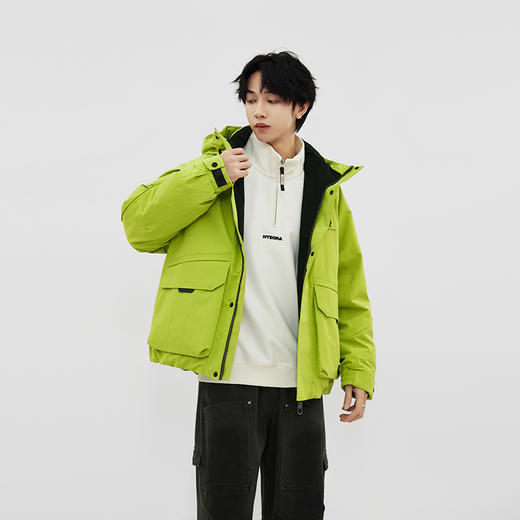 【新品上新】HX 冬季短款带帽羽绒服C100540006101 商品图1