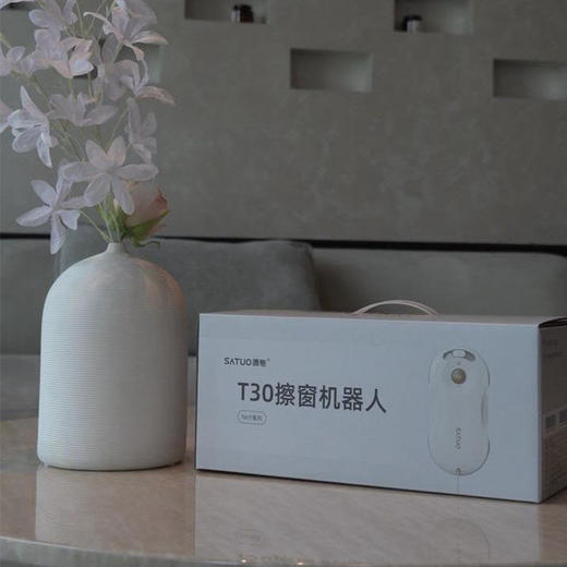 【送4块清洁布+1瓶玻璃清洗剂】【擦窗机器人】5500Pa大吸力双盘双动力高效去污 把家里的玻璃擦得干干净净  里里外外都能擦~ 商品图6