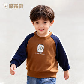 ⁵39元/件【男童长袖卫衣】TWQLBD3067咖啡色 WYY05-QTT-AYD