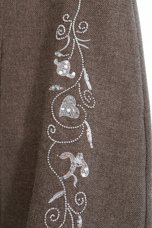 鸢尾探影|法式复古印花半裙 商品图6