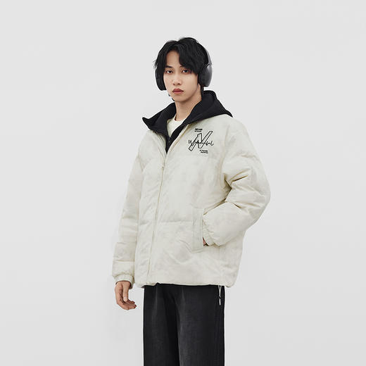 【新品上新】HX 冬季短款带帽羽绒服C100540101101 商品图2