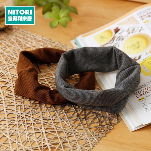NITORI宜得利家居 女生洗脸束发带敷面膜专用沐浴发带针织束发带 纯色 商品图0
