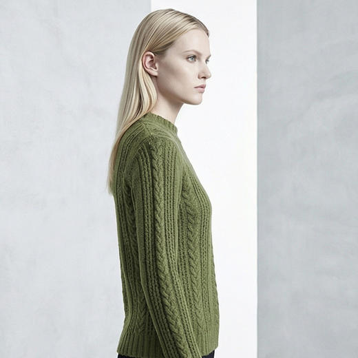 KINGDEER/KD秋冬新款时尚百搭女式羊绒衫L805955经典基本款/气质款鹿王 商品图4