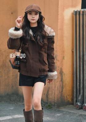 加绒保暖时髦外套