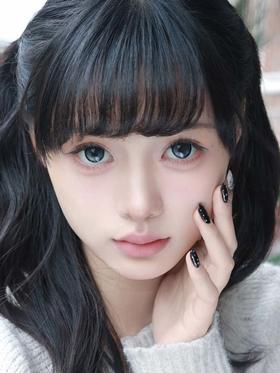 Hanawink 半年抛 人生像素蓝 直径14.5mm着色14.2mm