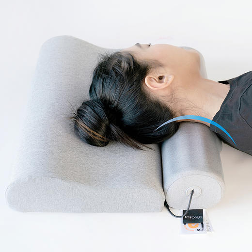 【每天十分钟 颈椎真舒坦】TOTONUT加特林颈椎按摩枕2代 覆盖头颈肩 3D环抱式包裹颈部 振动热敷 舒缓拉伸 软硬结合 直流变频按摩 4档调温 外套可水洗 商品图3