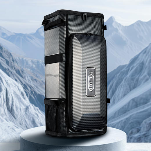 空钩悟道二代硬壳全折叠椅包 小巧轻便双肩包加厚防水钓鱼收纳包 商品图3