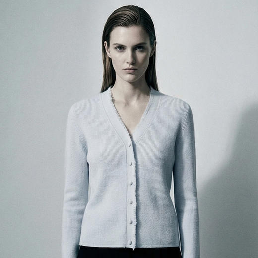 KINGDEER/KD秋冬新款女式v领慵懒休闲羊绒衫L805567经典基本款/气质款鹿王 红色 商品图8