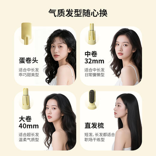 【可直可卷 】罗拉如炬 多合一自动卷发棒 商品图1