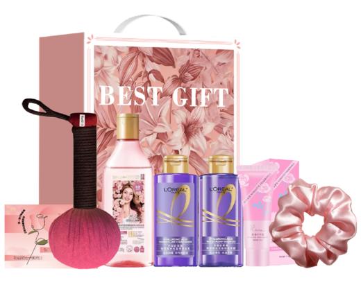 欧莱雅柔光焕彩礼盒 商品图0