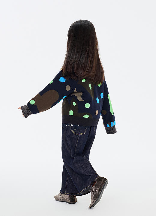 jnby   26年春款  短款开襟毛衫  1Q1313500 商品图5