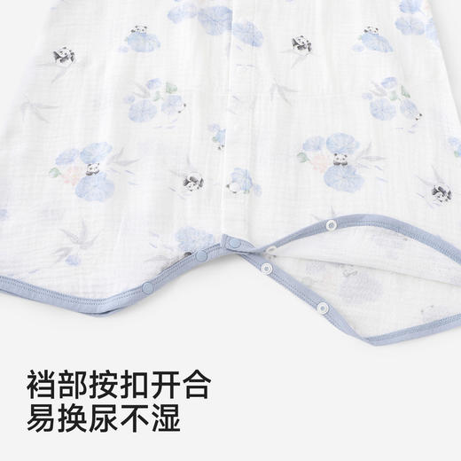 【商场同款】英氏婴儿睡袋春夏款宝宝分腿睡袋莫代尔新生儿防踢被 商品图3