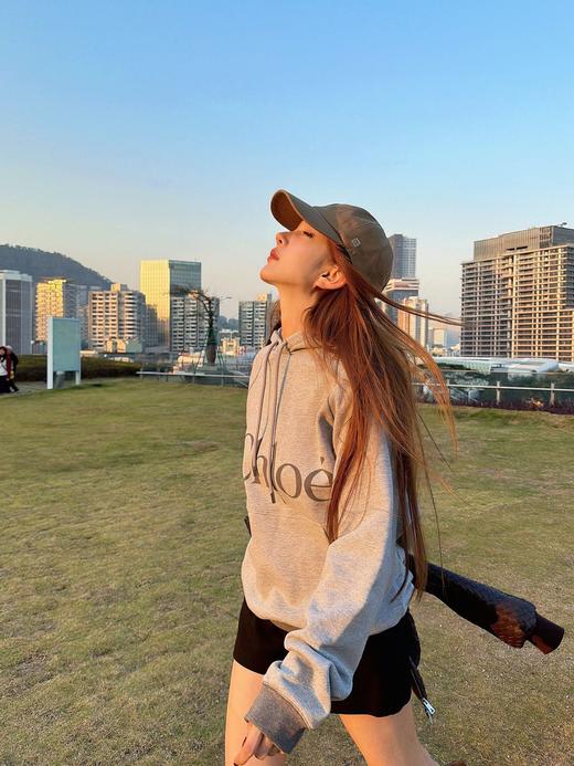 【非质量问题不退】PP05-蔻依FW25棉绒混纺连帽常规长袖卫衣(SSJ*PP)无尺码表 商品图5