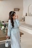 Le Malene 清新蓝气质配腰带连衣裙两件套装 22041 商品缩略图1