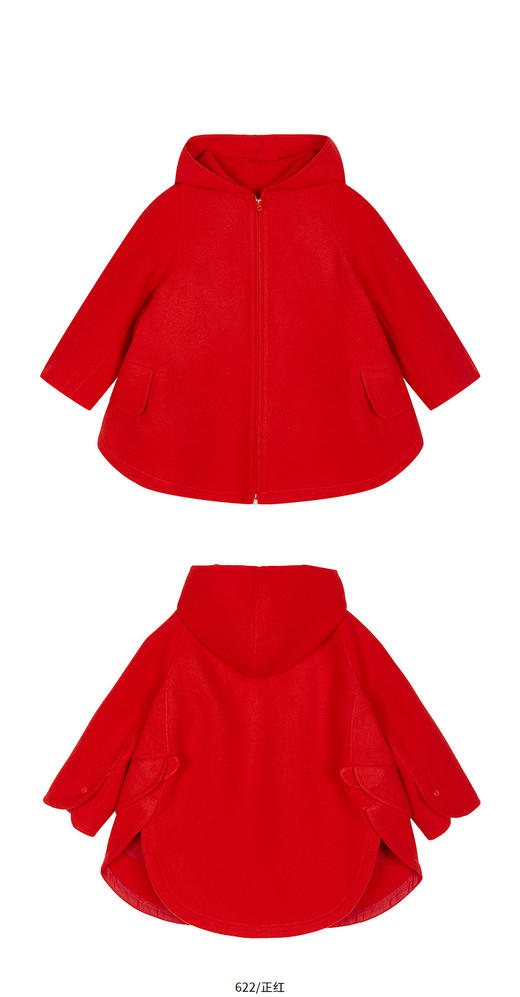 jnby  26年春款  长款呢大衣  1Q1812440 商品图7