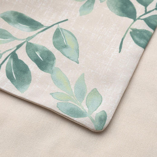 NITORI宜得利家居 居家客厅卧室抱枕办公室座椅靠垫套不含枕芯 新绿叶 商品图1