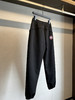 男女同款松紧腰大鹅拼接徽标加绒显瘦卫裤 商品缩略图7