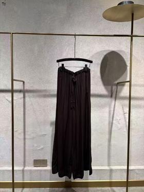 Casey Casey 26SS 鸢棕色垂褶阔腿裤