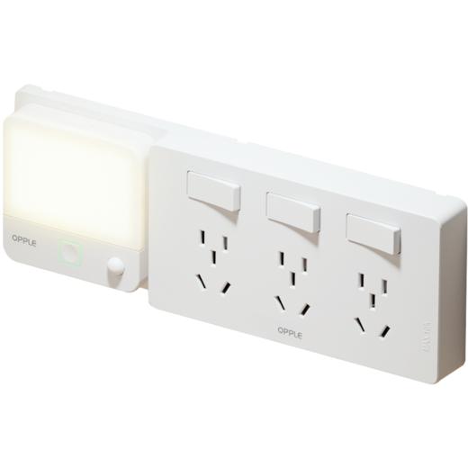 OPPLE欧普照明扩展插座墙面多功能排插原位转换插座 商品图5