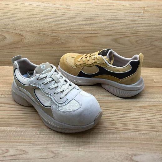 2025豪行秋款专柜正品真皮运动休闲舒适厚底系带女单鞋25330380 商品图5