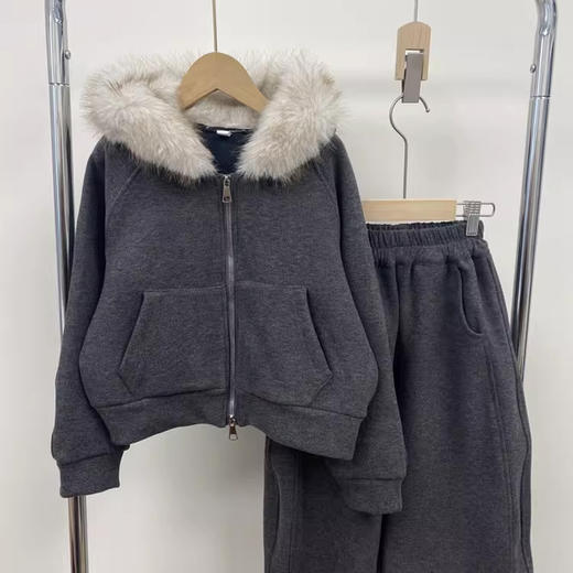 裁缝学苑QZ50儿童连帽插肩卫衣纸样休闲裤弯刀裤女装打版裁剪图纸 商品图2