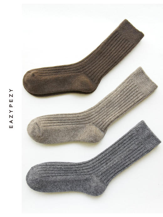 天然牦牛绒保暖袜 商品图0