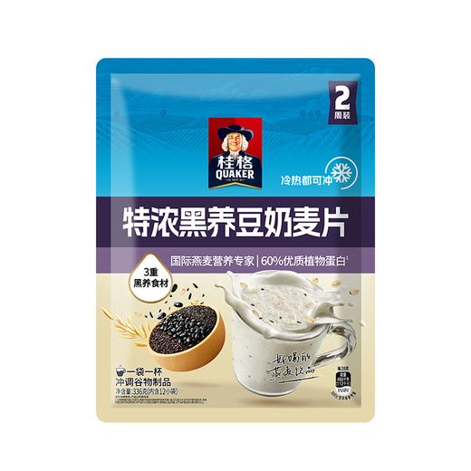 桂格28g*12特浓黑养豆奶麦片 商品图0