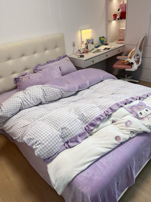 【清仓149元/套】【一套约7~8斤重】220g刺绣牛奶绒四件套  【不支持退换】 商品图3