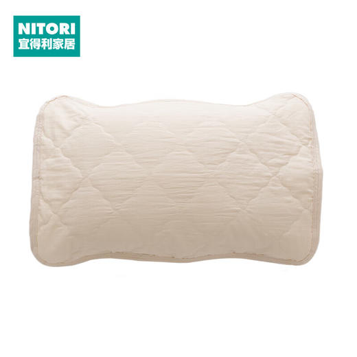NITORI宜得利家居 单人枕家用卧室床品学生寝室抗菌可机洗枕垫 水洗波里 商品图0