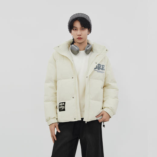 【新品上新】HX 冬季短款立领羽绒服C100540108101/02 商品图2