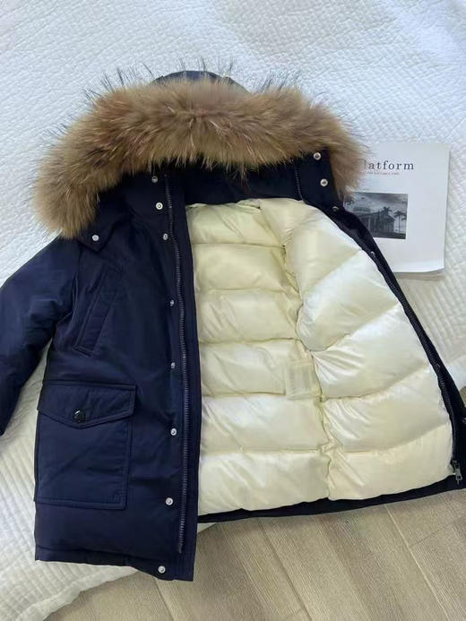 老钱风派克羽绒服！国标90安心绒儿童羽绒服！可亲子！90鸭绒！650蓬松度羽绒服！ 商品图1