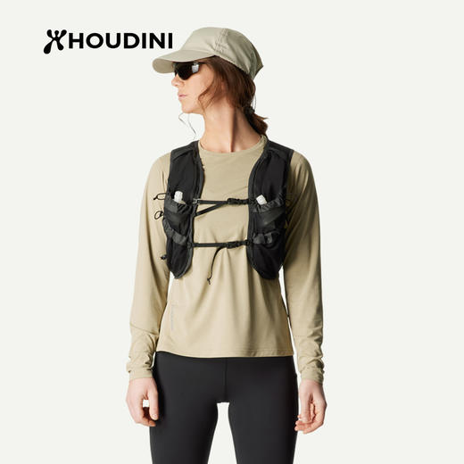 HOUDINI胡丁尼Pace Air LS空速女户外26春夏新跑步徒步长袖T恤 840064 商品图0