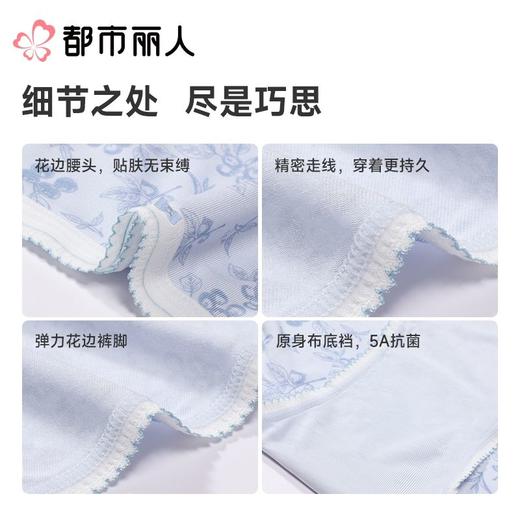 都市丽人内裤女士内裤50支莫代尔内裤木代尔内裤纤柔绵内裤LKC5C7 商品图3