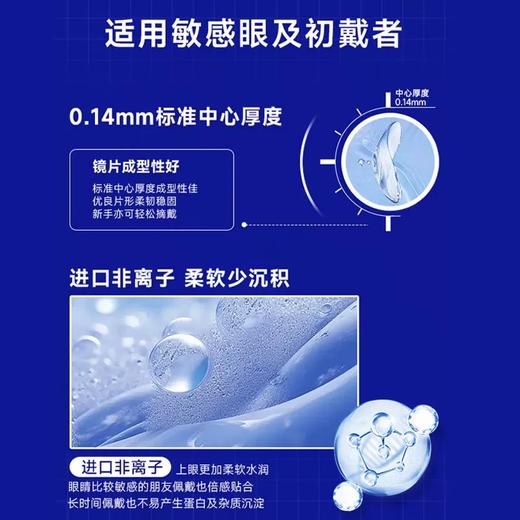 【分仓自选区】博士伦清朗舒适月抛隐形眼镜2片装 商品图2