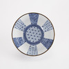 NITORI宜得利家居 家用陶瓷餐具餐盘汤盘菜盘子简约盘子 青花麻叶 商品缩略图4