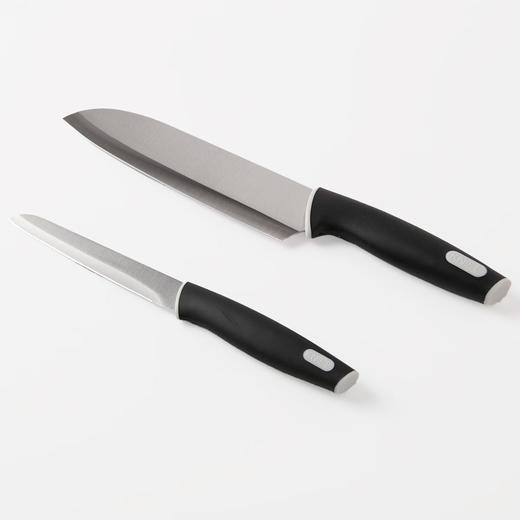 NITORI宜得利家居 带刀鞘刀具2件套SH03不锈钢刀 商品图1