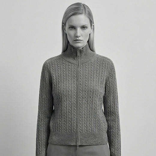 KINGDEER/KD 秋冬新款女式长袖羊绒衫L805752经典基本款/气质款鹿王 红色 商品图13