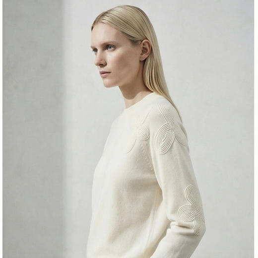 KINGDEER/KD秋冬新款女式长袖羊绒衫L805673经典基本款/气质款鹿王 红色 商品图12