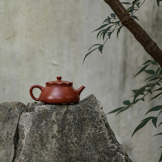 龙德堂陶艺 汤宣武 作品《佛冠》原矿大红袍 180cc 库存请咨询客服 商品图0