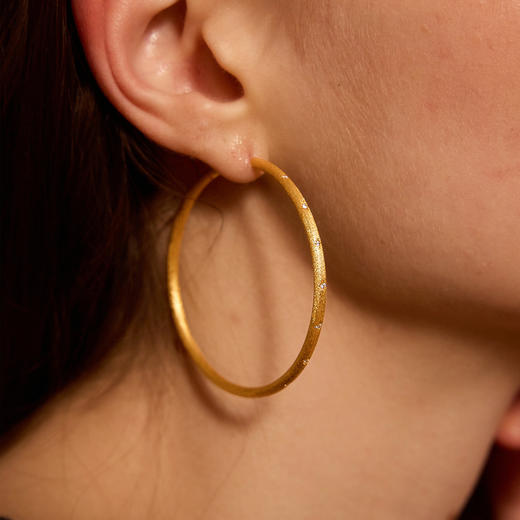 ARSIS｜星夜系列 丝光星轨耳环 商品图6